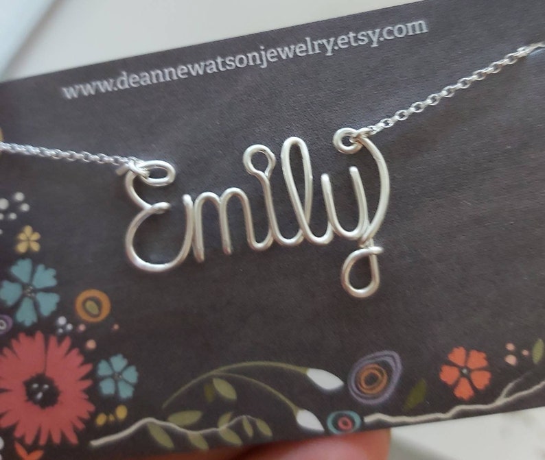 Dainty Name Necklace for Teen Girls Niece, Daughter Gift Ideas, Personalized, Gifts for Granddaughter image 2