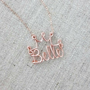 Disney Name Necklace, Crown Necklace, Disney Jewelry Gift for Girls image 3