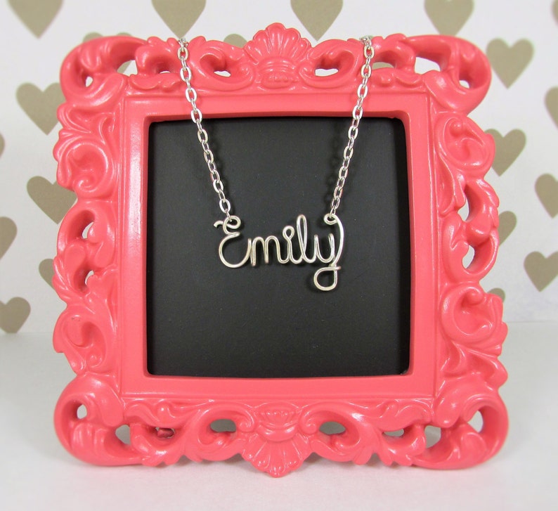 Name Necklace, Personalized Necklace for Women, Bridesmaid Gift, Jewelry Gift for Girls image 2
