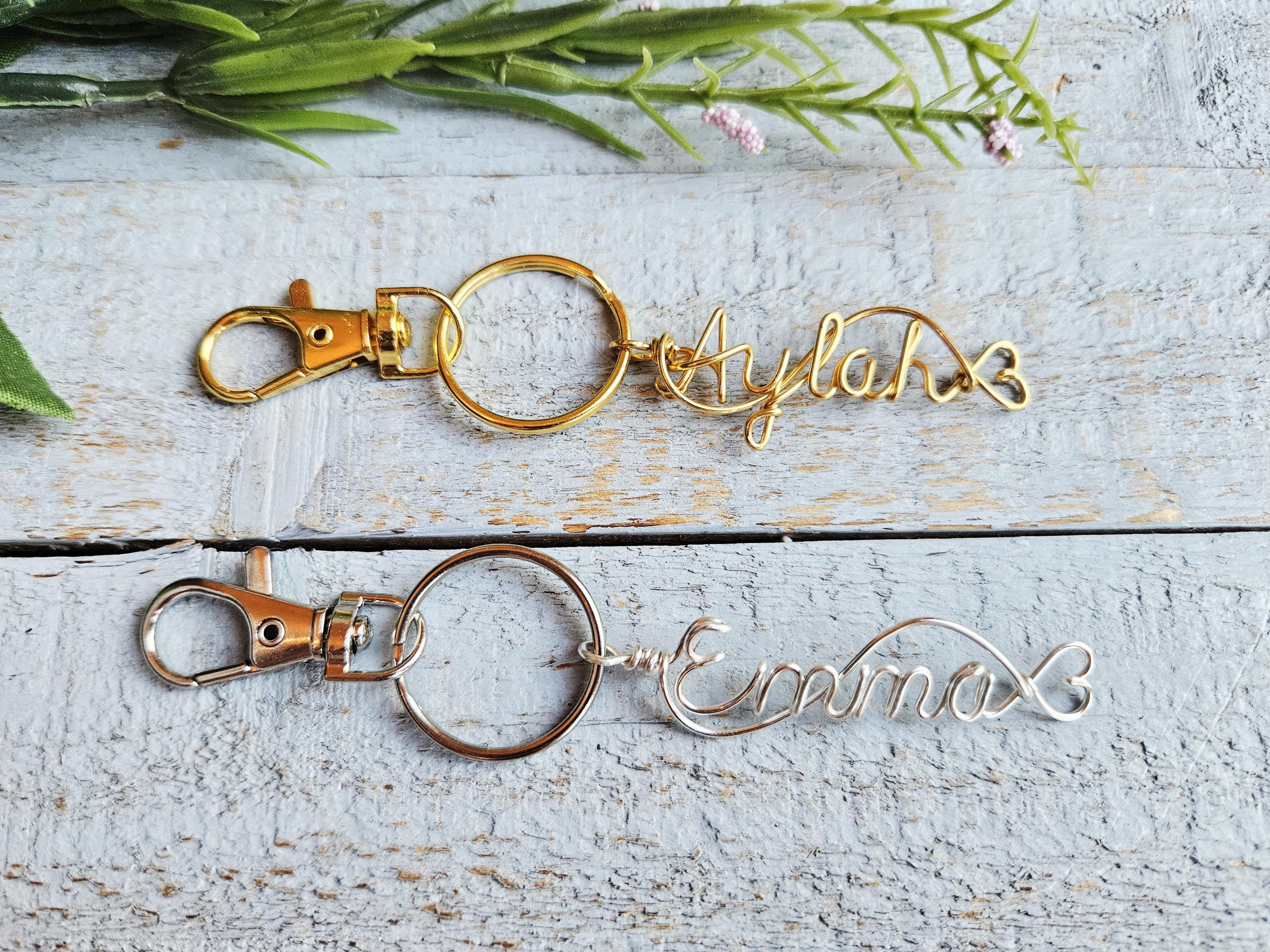 Custom Keychain With Name, Personalized Bag Clip, Graduation Gifts for ...