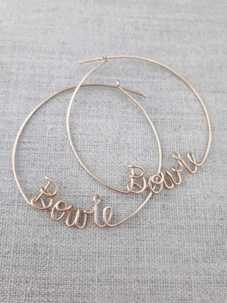 Personalized gold earrings Clearance