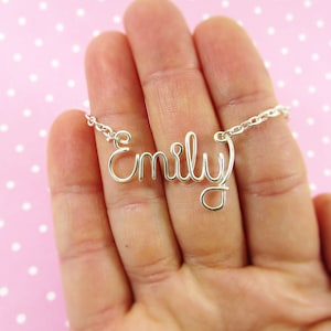 Name Necklace, Personalized Necklace for Women, Bridesmaid Gift, Jewelry Gift for Girls image 1