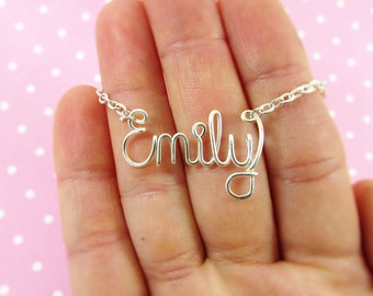 Name Necklace, Personalized Necklace for Women, Bridesmaid Gift, Jewelry Gift for Girls