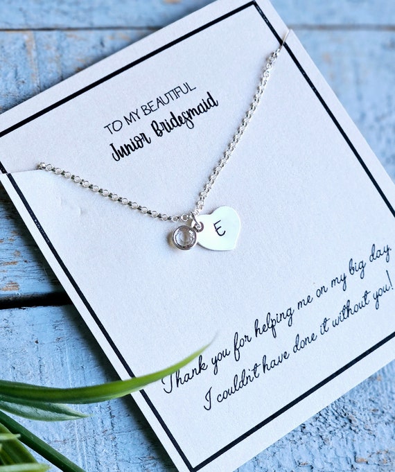 Junior bridesmaid jewelry discount