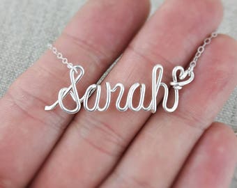 Girl Name Necklace, Personalized Jewelry for Teens, Graduation, Birthday
