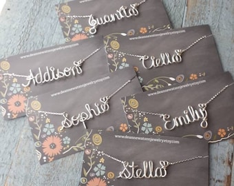 Name Necklace, Personalized Preteen, Teenage Girl Gifts, 13th Birthday Girl, Girls age 10 11 12 13 14 15