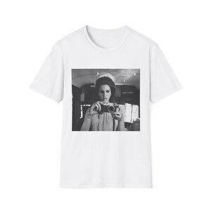 Camiseta gráfica vintage de Lana Del Rey, camiseta de banda musical retro, camiseta unisex de algodón suave, top de concierto hipster, cantante de pop indie
