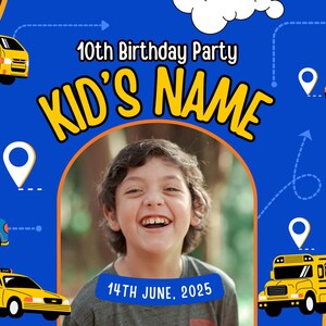 Modelo 3 em 1: Cartão de aniversário divertido com tema de zoológico | Design de meme adorável | Convite de aniversário infantil fofo | Presente de aniversário exclusivo para crianças