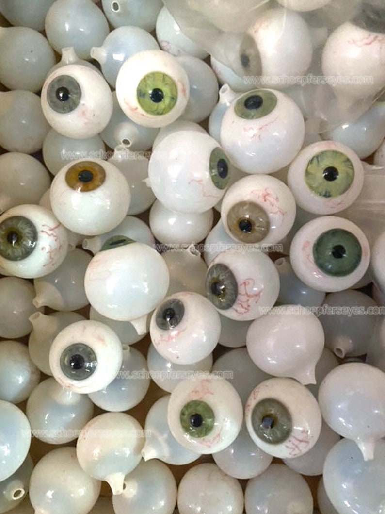 Human Style Eye Single Hand Blown Glass Eye image 3