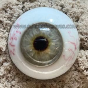 Human Style Eye Single Hand Blown Glass Eye image 8