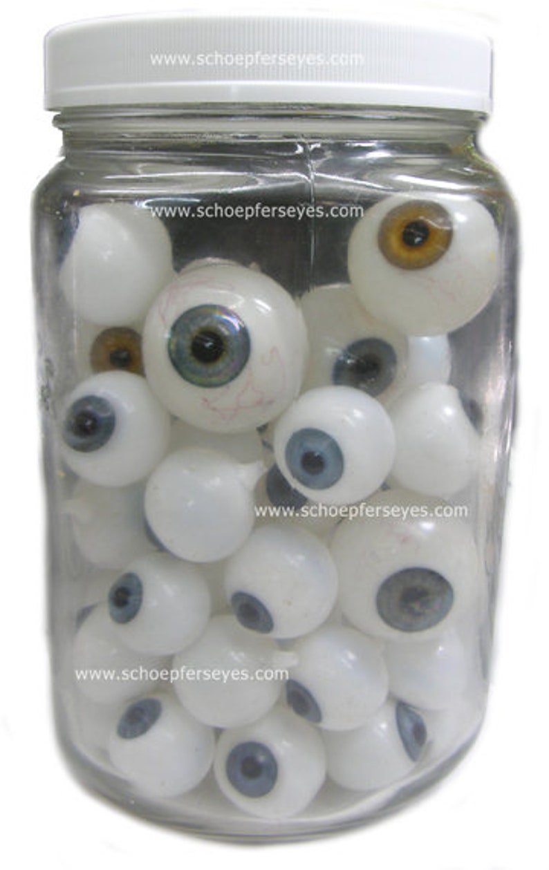 Human Style Eye Single Hand Blown Glass Eye image 2