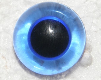 1 paire - Yeux d'ours en peluche en verre massif, yeux d'animaux, boucle arrière - fait main