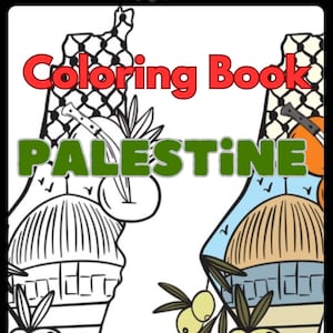 Palestine Colouring BOOK, Islamic Coloring Printable PDF