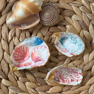 Under the Sea Oyster Shell Trinket Dish