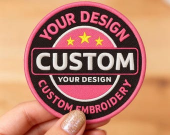 Custom Embroidery Patches - Hat Patch - Iron-On Patch (15 pcs min)