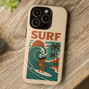 Surf Phone Case - Beach Aesthetic Retro Summer Surfers iPhone 16 15 14 13 12 11 Pro Max Mini Plus Samsung Galaxy S25 S24 S23 S22 S21 Pixel 9