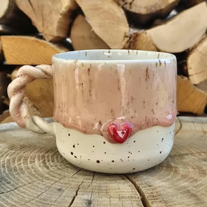 Kubek ceramiczny - 300 ml -, kubek robiony ręcznie, kubek do kawy, ulubiony kubek, robiony ręcznie, ręcznie robiony, pomysł na prezent, wyjątkowy przedmiot, Dzień Matki