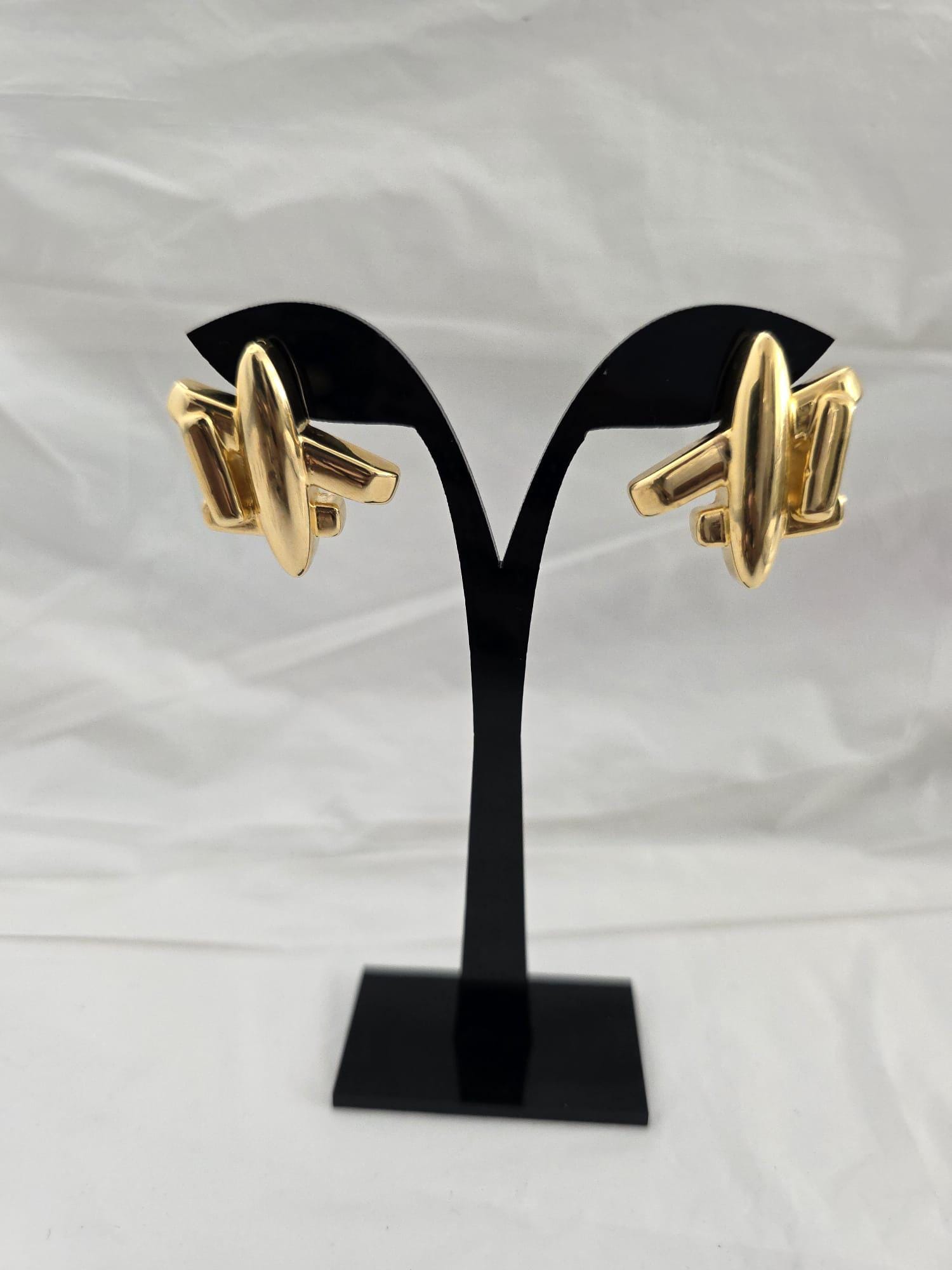 18 Karat Italian Gold Earrings