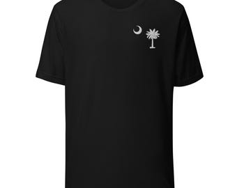 South Carolina Palmetto Embroidered T-Shirt