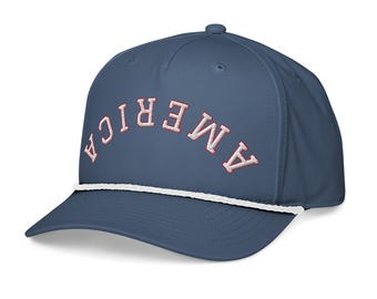 America Upside Down Golf Rope Hat