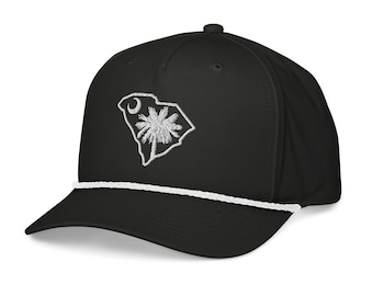 State of South Carolina Palmetto Flag Classic Golf Rope Hat