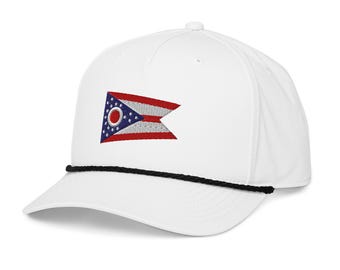 Ohio Flag Classic Golf Rope Hat