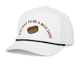Bad Day To Be A Hot Dog Classic Golf Rope Hat