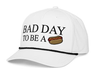 Bad Day To Be A Hot Dog Funny Golf Rope Hat