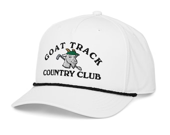 Goat Track Country Club Embroidered Golf Rope Hat