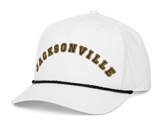 Jacksonville Arched Embroidered Classic Golf Rope Hat