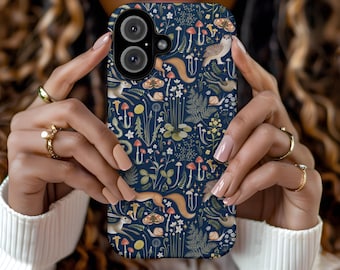 Whimsical Woodland iPhone Case | Dark Forest Phone Cover | Cottagecore Protective Case | Magnetic Tough Case | Matte or Glossy iPhone Cover