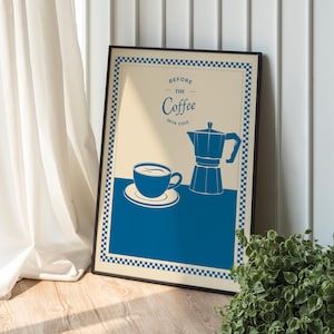 Bookish poster wall art print book poster for room decor before the coffee gets cold print retro poster for wall decoration digital download