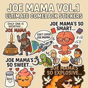 Joe Mama Vol. 1 – Ultimata comeback-klistermärken