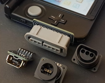 Nintendo New 3DS XL USB-C 交換用充電ポート（カッティングジグおよび