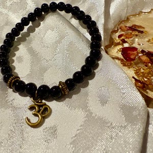 Om Bracelet, om jewelery, yoga bracelet, Hinduism gifts