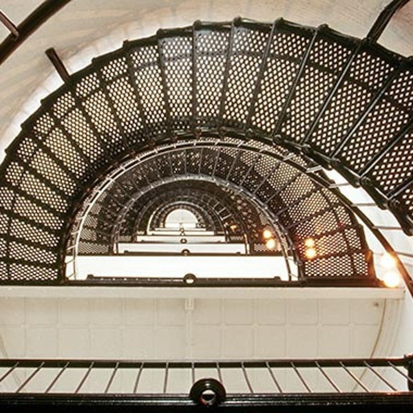 A Circular Staircase In a Lighthouse On Florida's East Coast  Photo