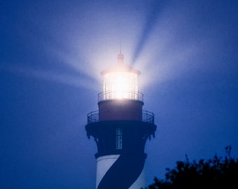 Saint Augustine Florida Lighthouse the Fog Fine Art Photo