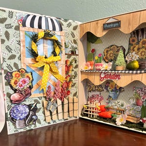 Oh mi garden, minigarden, diorama,miniature, handmade, minibox, crafts, garden, farm,flowers,