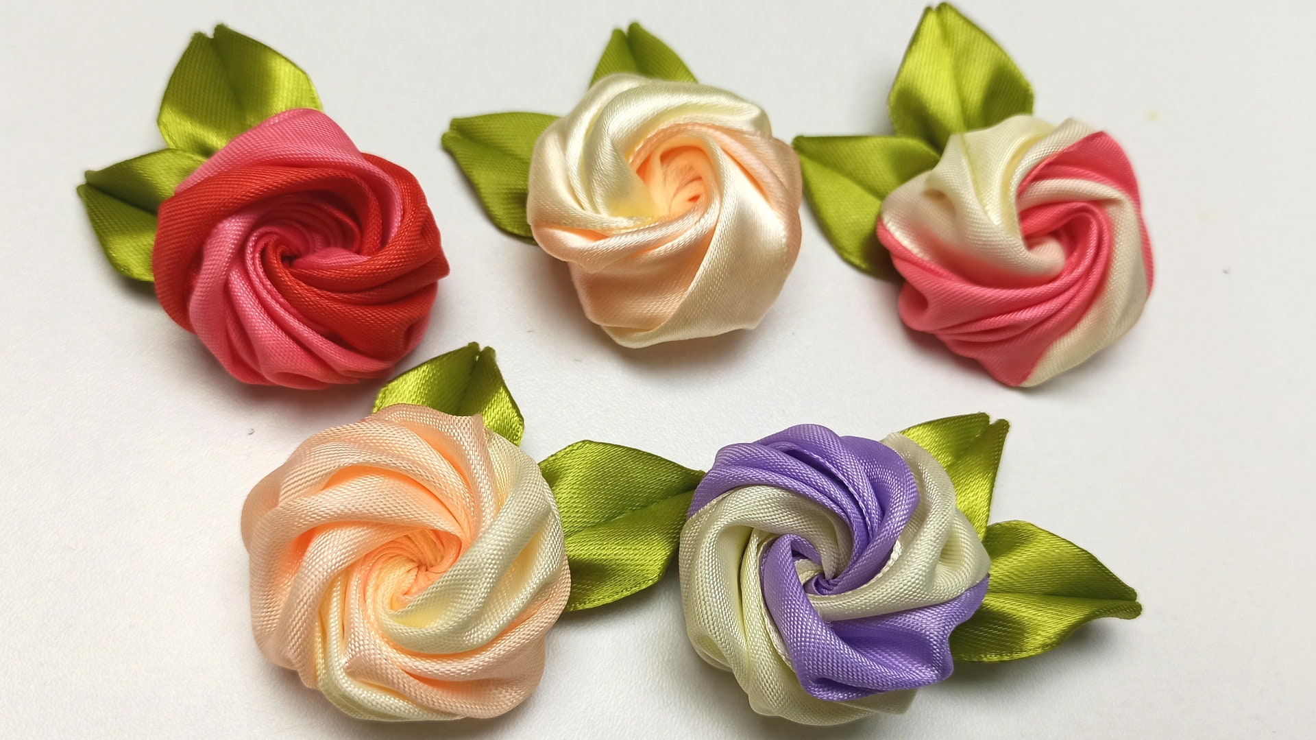 Edwardian DIY Silk Ribbon Rose - How To Make Ribbon Flowers - Sew