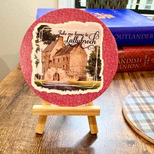 Outlander Gifts~ 4” Mini Signs on Easels. Handcrafted Jamie & Claire Fraser Decor