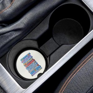 Outlander Car Coaster: Novels Bookstack, All Ten Titles, Soapstone
