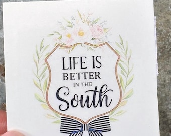 Southern Humor Stickers, Laminated Vinyl Decals, Laptop and Water Bottle Decor