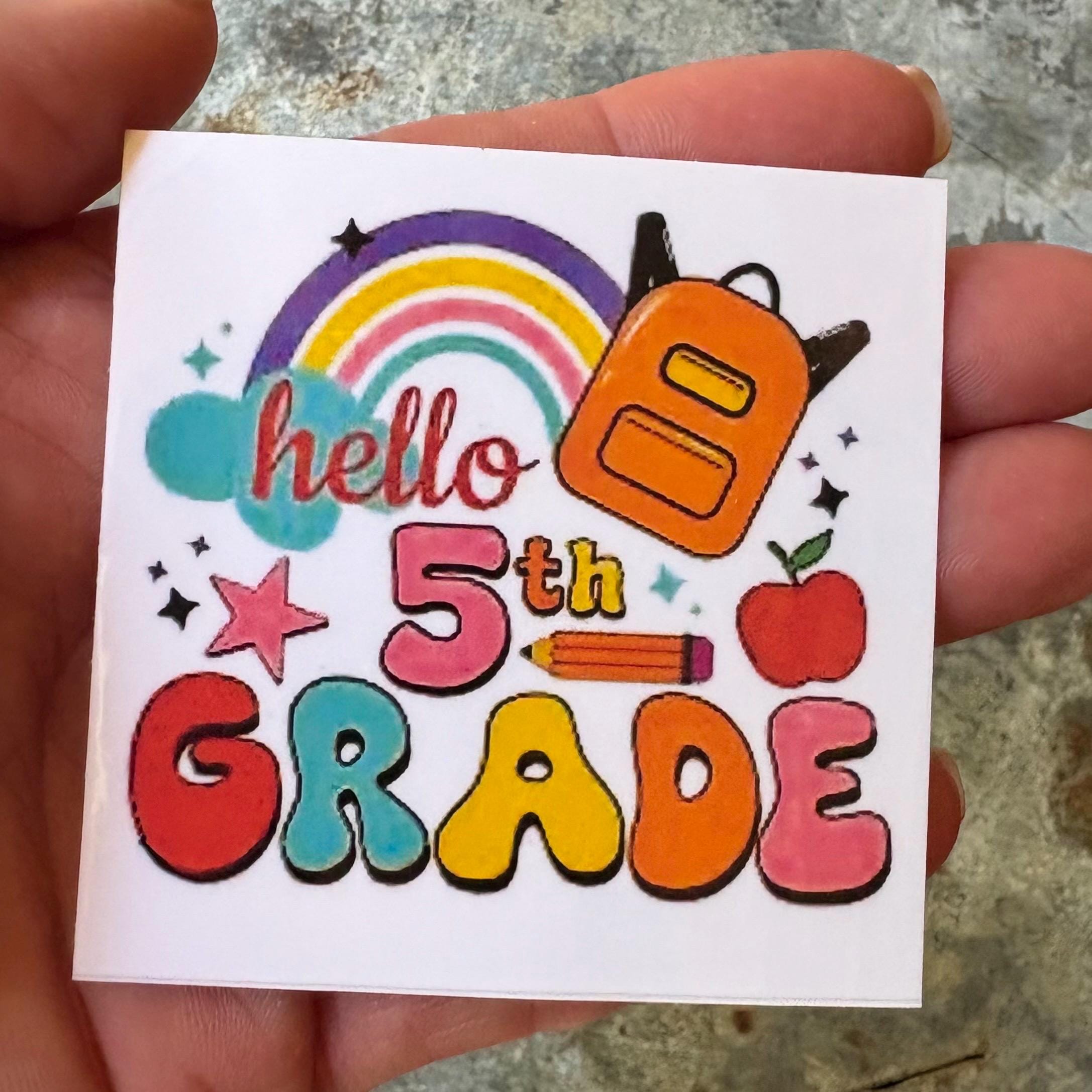CLASSROOM STICKERS: Laminated Vinyl Decals, Grades 1-6, Teacher ...