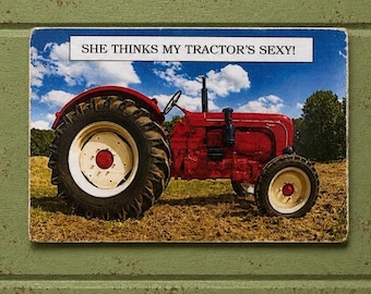 Farm Life Magnets, Country Home Fridge Decor, Rustic Handmade Gifts
