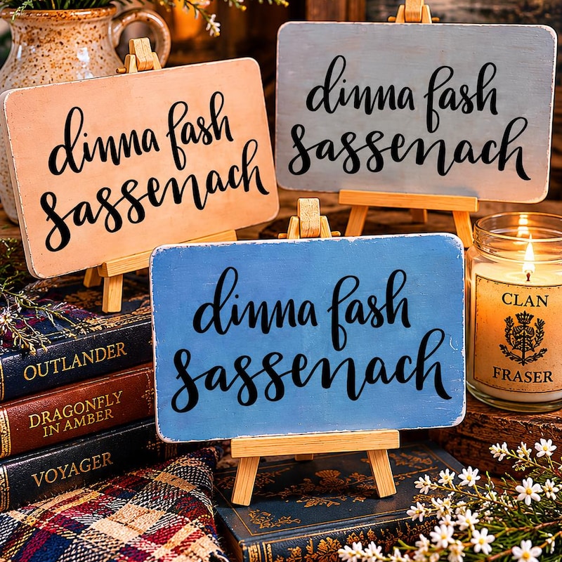 Outlander Sign Wood Signs Outlander - Etsy