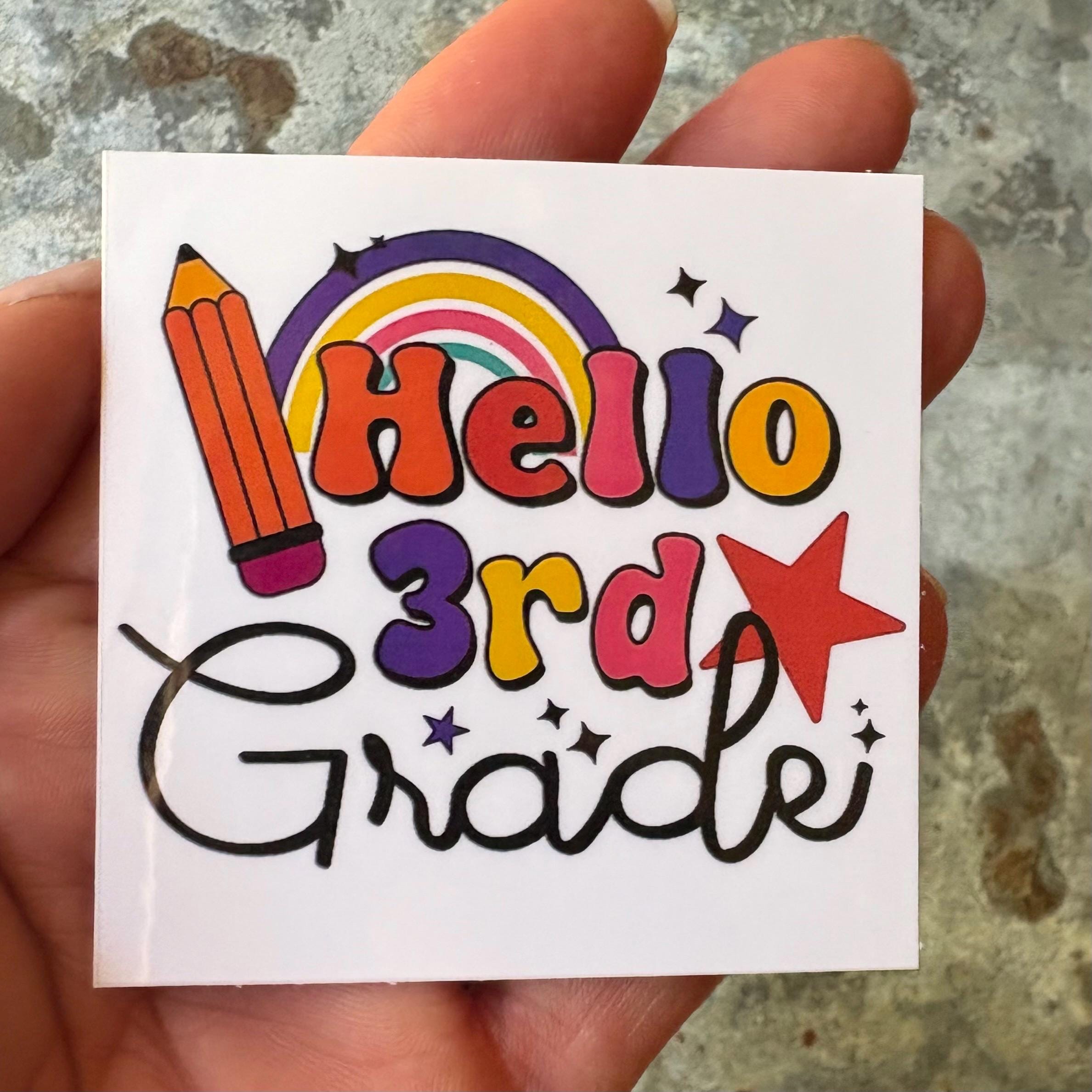Sticker For Grade R Back to School CLASSROOM STICKERS Laminated Vinyl Decals Grades 1-6 ...