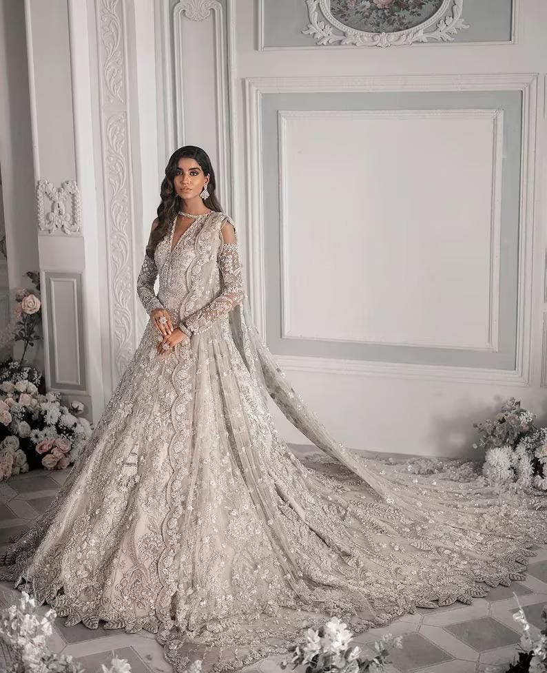 White Turkish Bridal Dress UK