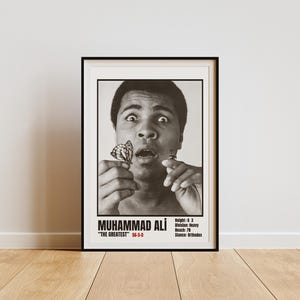 Muhammad Ali Poster - “The Greatest” Boxing Legend Art - Digital Download