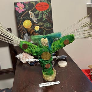 Prosperous Pennies Corn Husk Doll