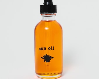 Natural Sun Oil: SPF, Antioxidant Protection, Plant Extracts